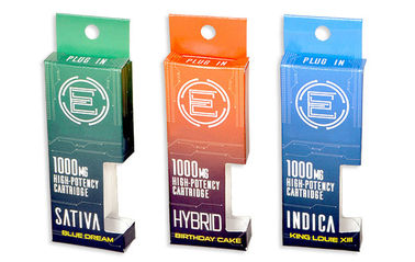 quality インド大麻のための230GSM白いカード ペーパー包装箱 factory